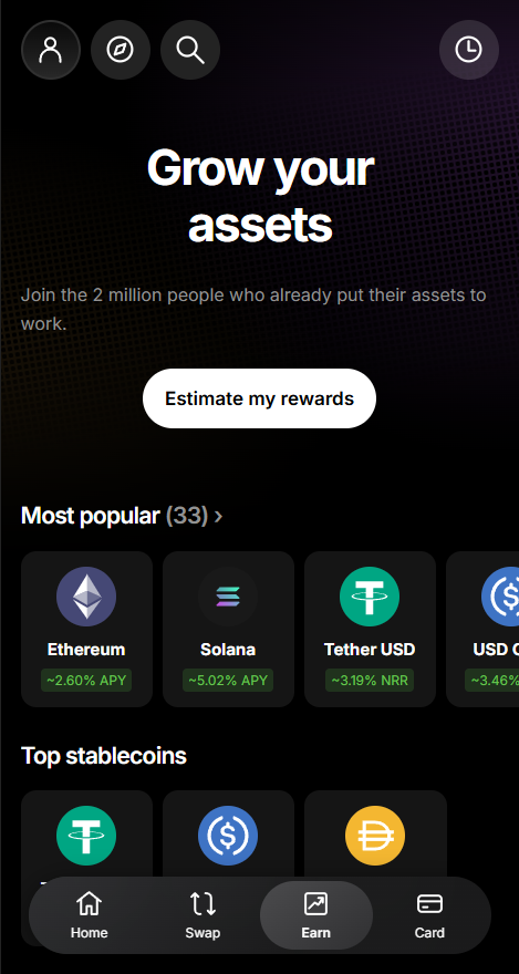 Ledger Wallet Simulator, capture 6