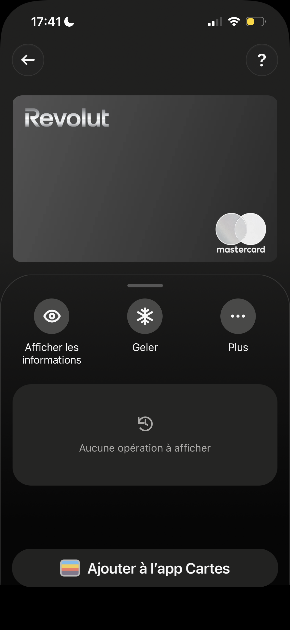 Revolut simulator, screenshot 2