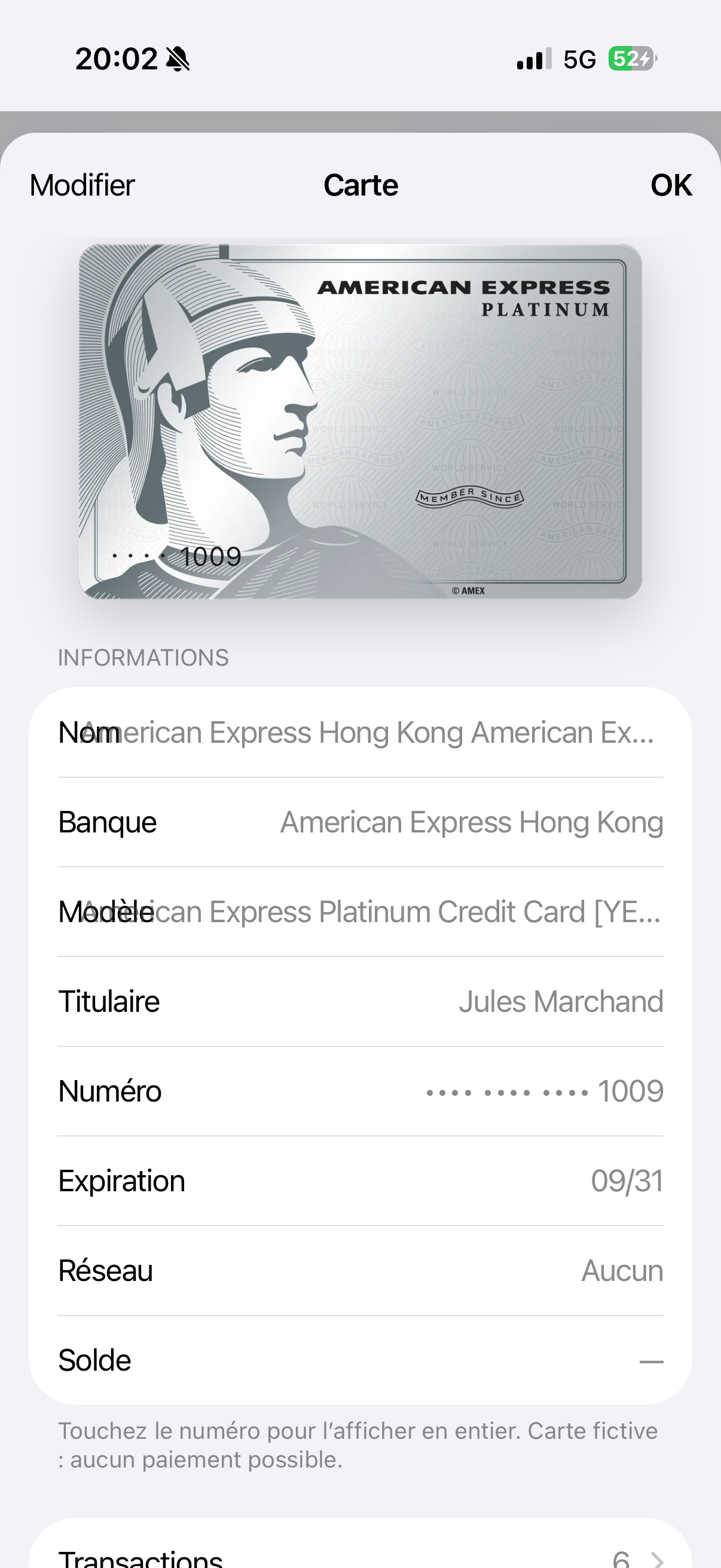 Wallet Simulator, capture 3