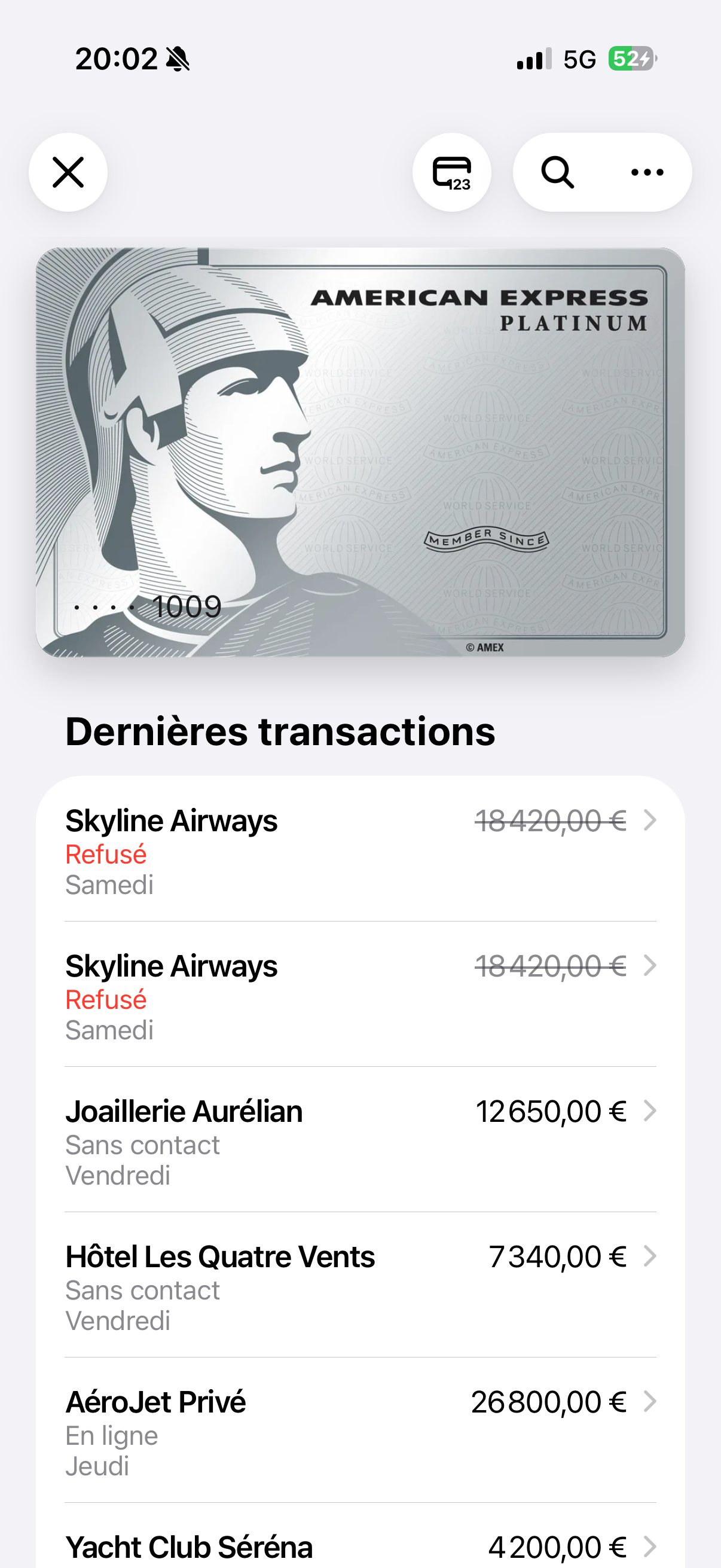 Wallet Simulator, capture 2